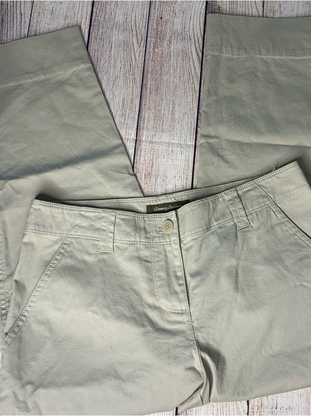 TOMMY BAHAMA Tan Cropped Pants 4